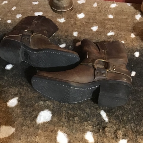Frye square Toe Harness Boots - Picture 6 of 16